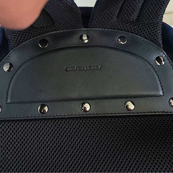 Authentic Givenchy Riccardo Tisci Wool & Mesh Studded Backpack - Picture 8 of 12